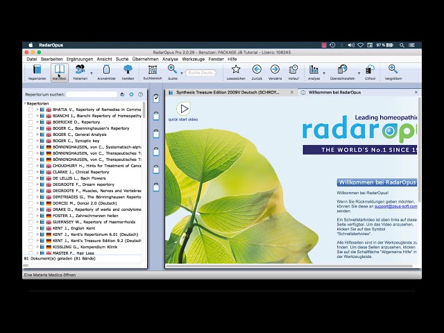 Radar homeopathic software full version